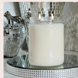 No Label Candle-Clean Linen