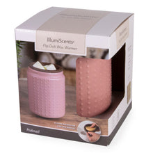 Load image into Gallery viewer, Pink Hobnail Wax Warmer With Two Wax Melts
